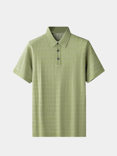 Polo en Tricot Noir Classique - Leviana