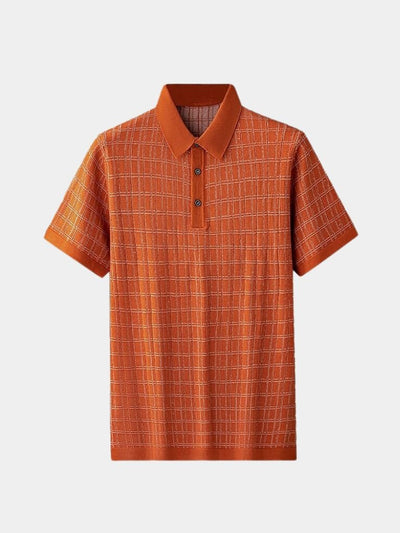 Polo en Tricot Noir Classique - Leviana