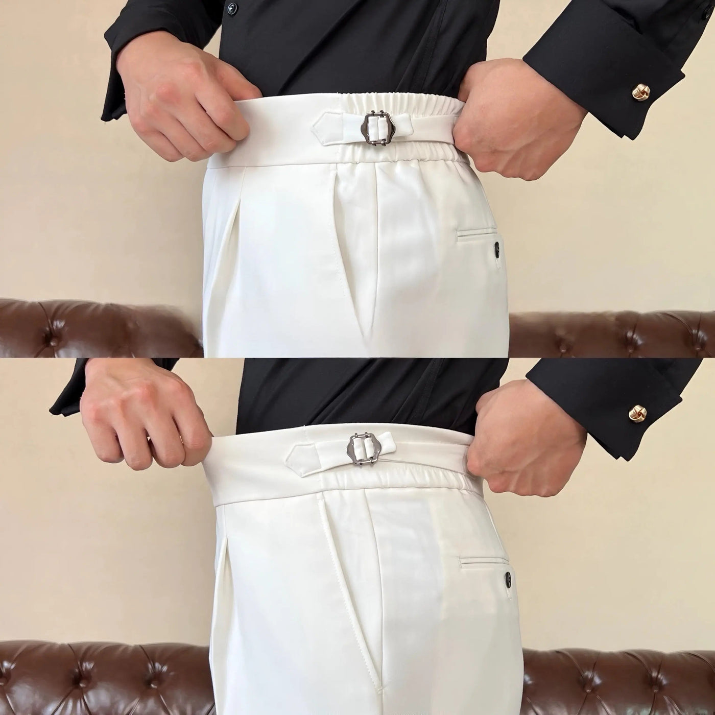 Pantalon élastique classique Sidetab Italia