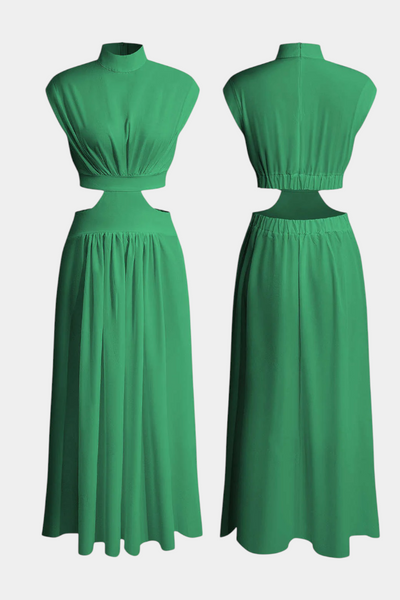 Bérénice | Ensemble robe fendue sur le côté