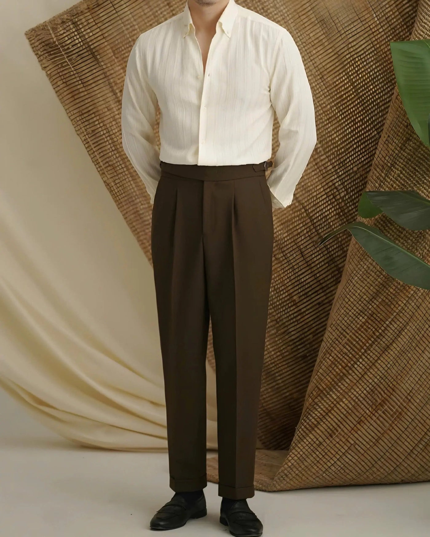 Chemise rayée en seersucker - Leviana