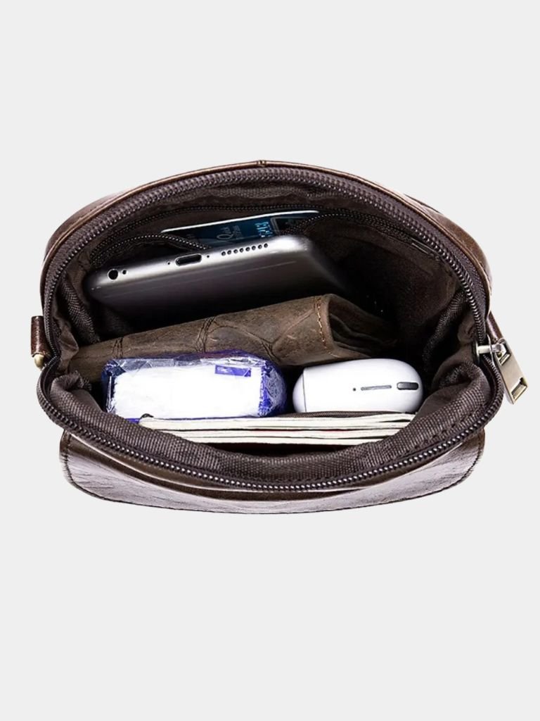 Sac à bandoulière en cuir essentiel - Leviana