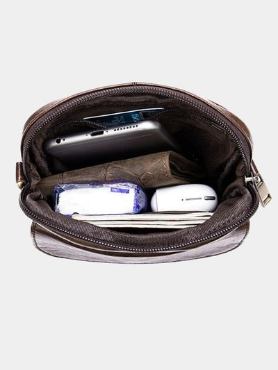 Sac à bandoulière en cuir essentiel - Leviana