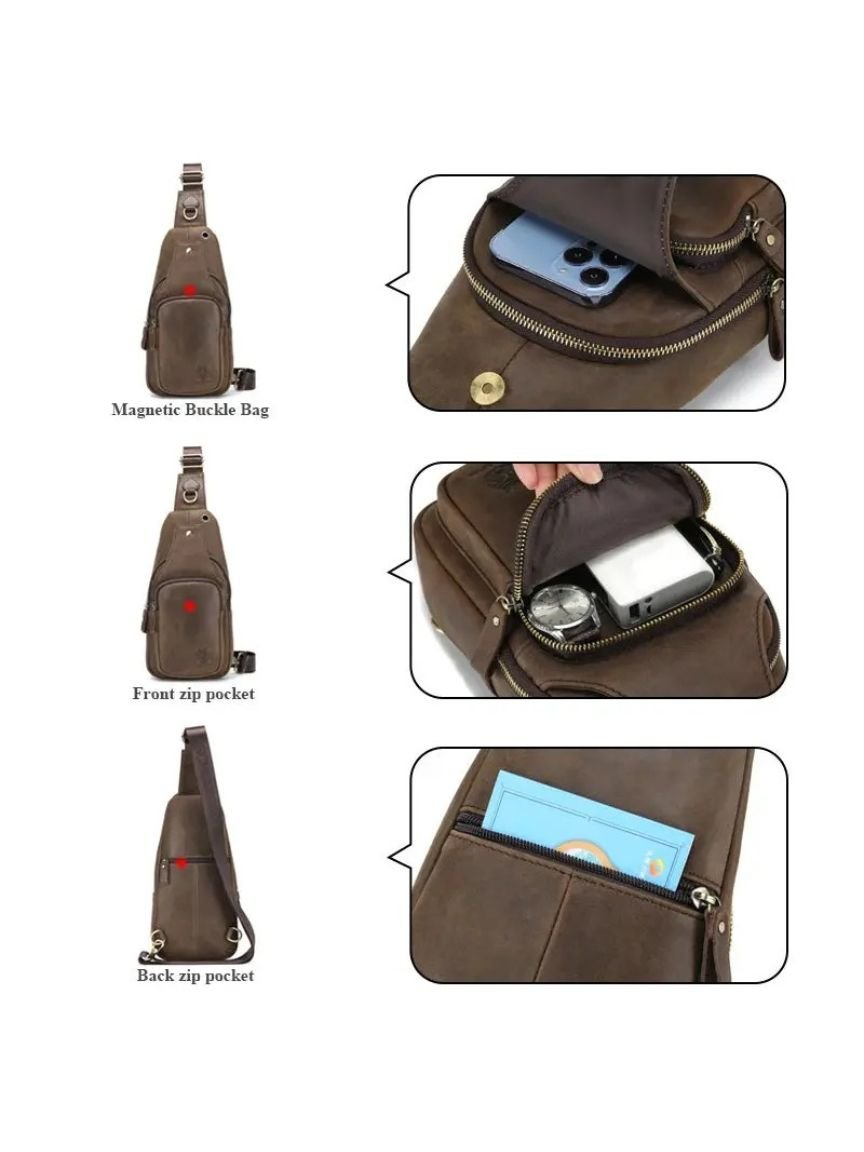 Sac à épaule en cuir essentiel - Leviana