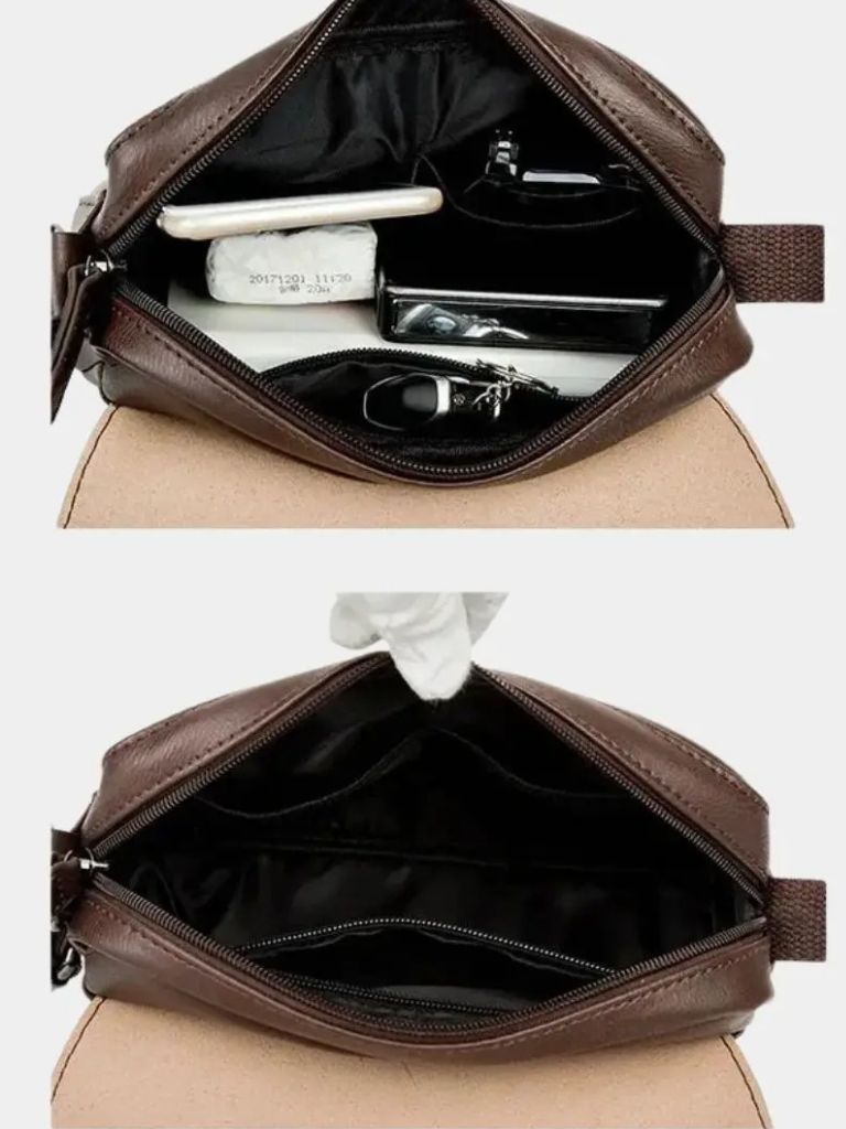 Sac à bandoulière homme style essentiel - Leviana