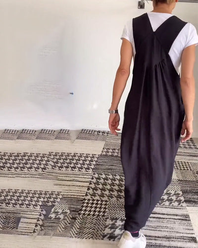 Alice | Robe décontractée à bretelles unies