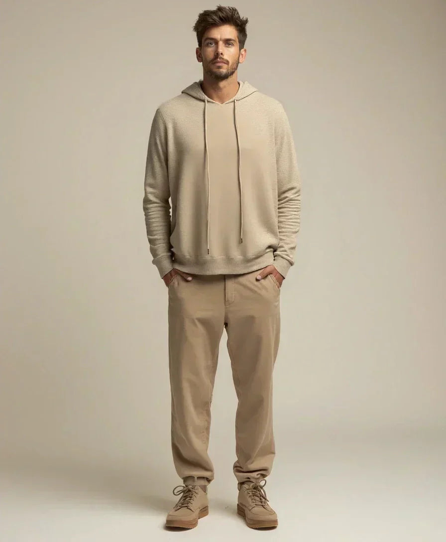 Veste à capuche en 100 % cachemire - Leviana