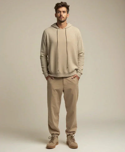 Veste à capuche en 100 % cachemire - Leviana