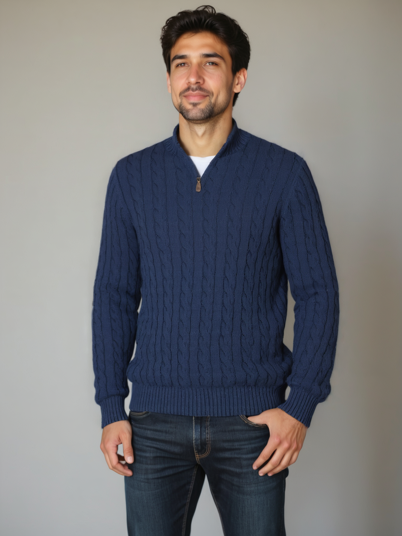 Pull Essential à Col Zippé - Leviana