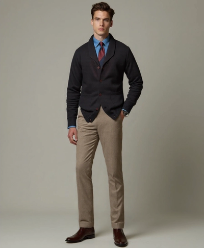 Cardigan Tricoté Britannique - Leviana