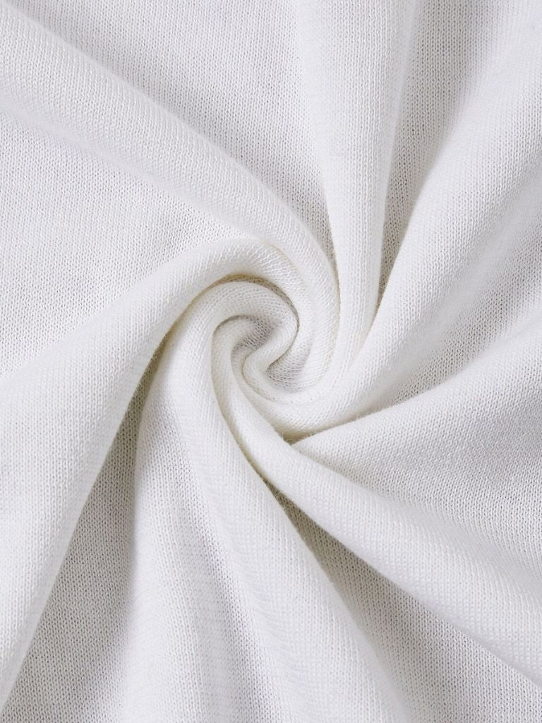 Polo à Manches Longues Élite Ivoire – Leviana