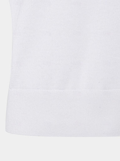 Polo à Manches Longues Élite Ivoire – Leviana