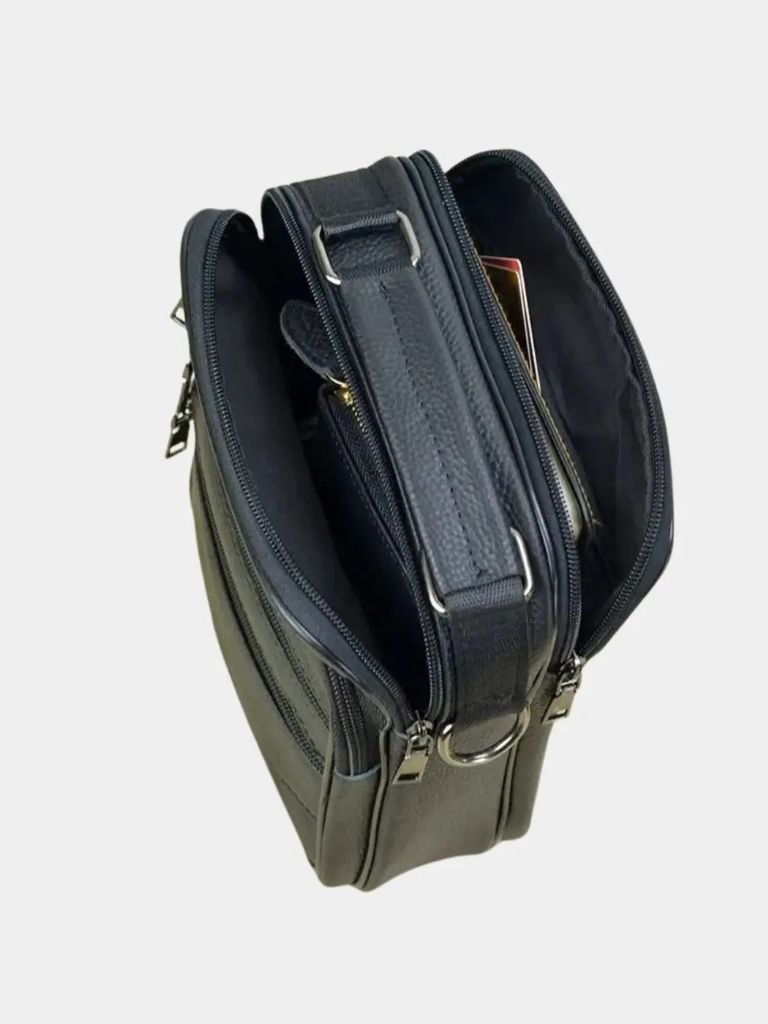 Sac à main en cuir - Croix et Couronne