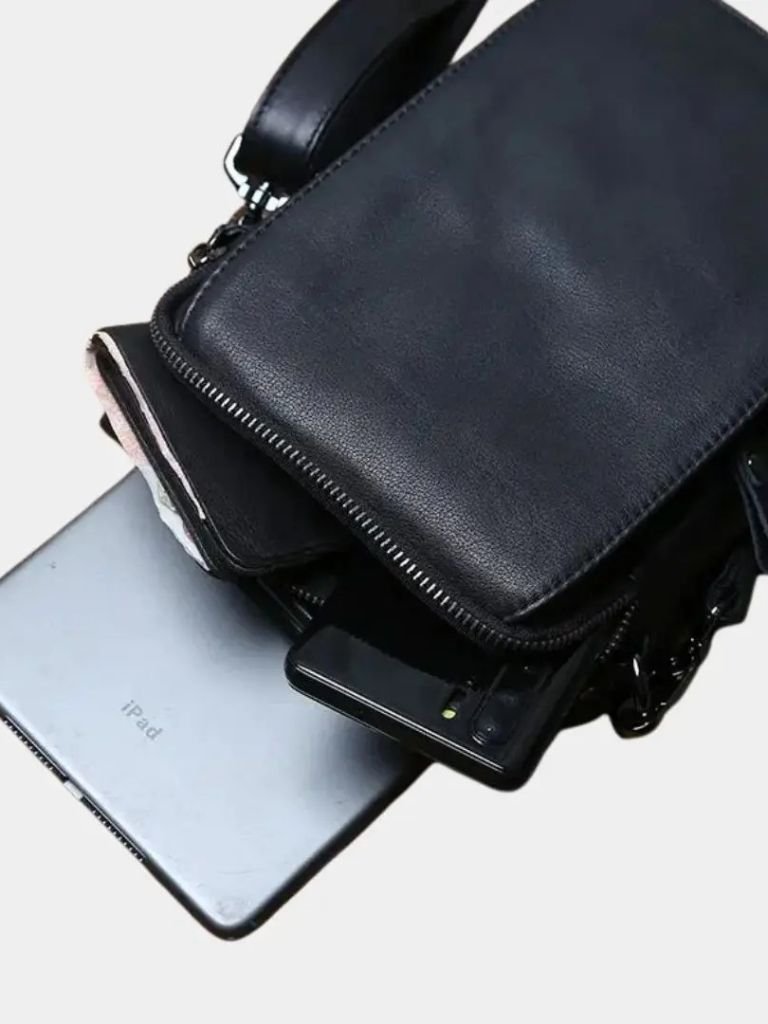 Sac à bandoulière en cuir pour homme - Leviana