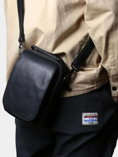 Sac à bandoulière en cuir pour homme - Leviana