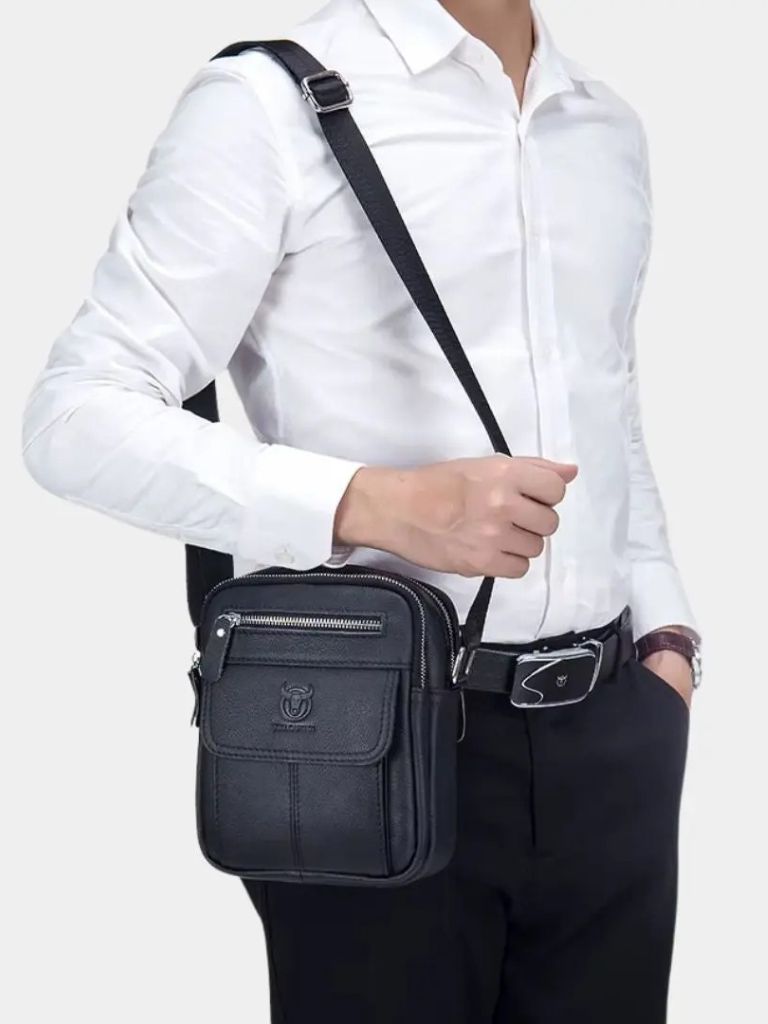 Sac Messenger en Cuir - Leviana