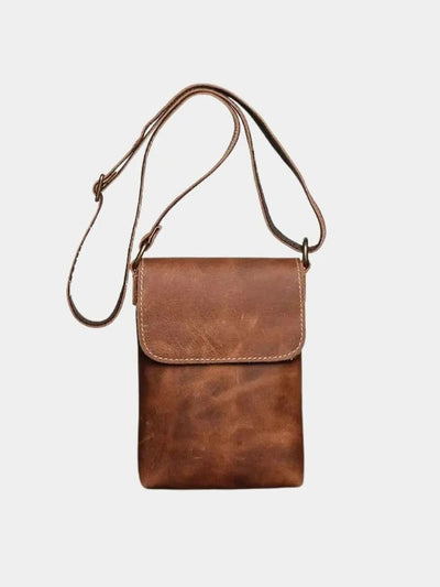 Sac à bandoulière mini en cuir pour hommes - Leviana