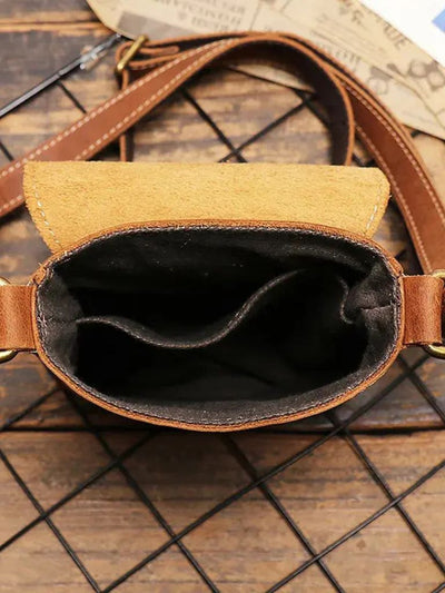 Sac à bandoulière mini en cuir pour hommes - Leviana