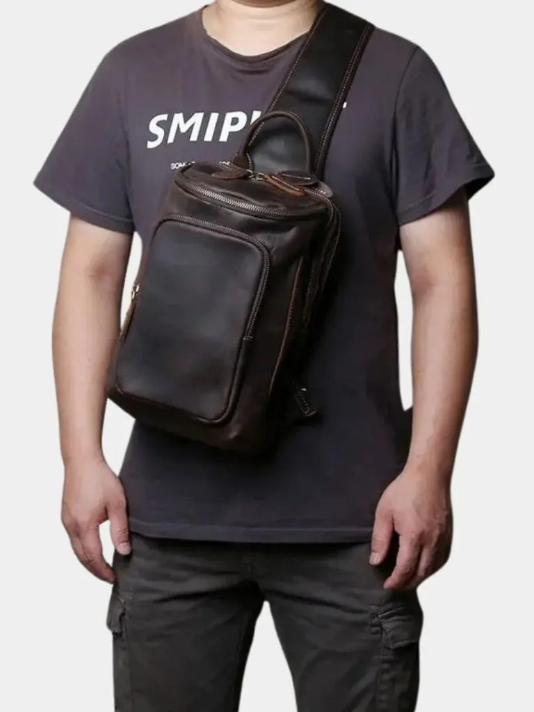 Sac à épaule moderne en forme de boîte - Leviana