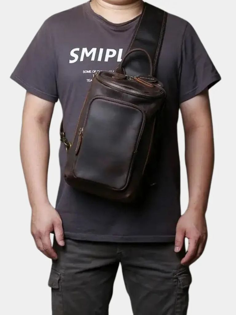 Sac à épaule moderne en forme de boîte - Leviana