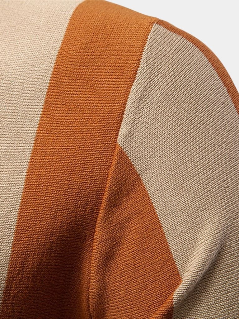 Polo Rayé Marine - Leviana