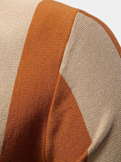 Polo Rayé Marine - Leviana