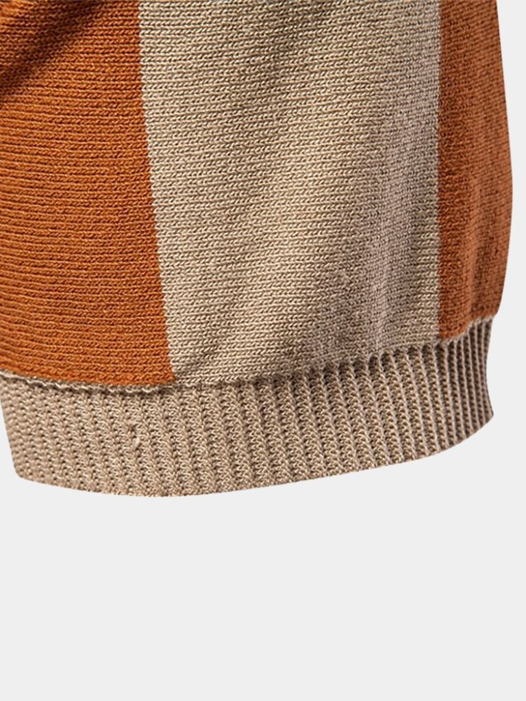 Polo Rayé Marine - Leviana