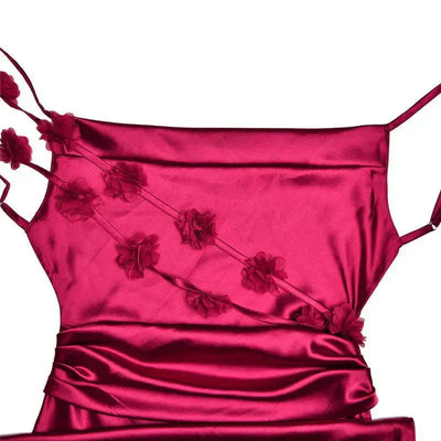 Nina™ | Robe de Soirée en Soie Luxueuse avec Volants