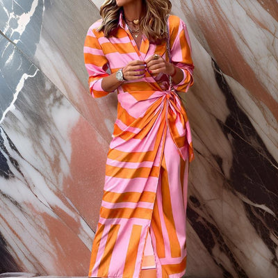 Amira - Robe à imprimé cache-cœur