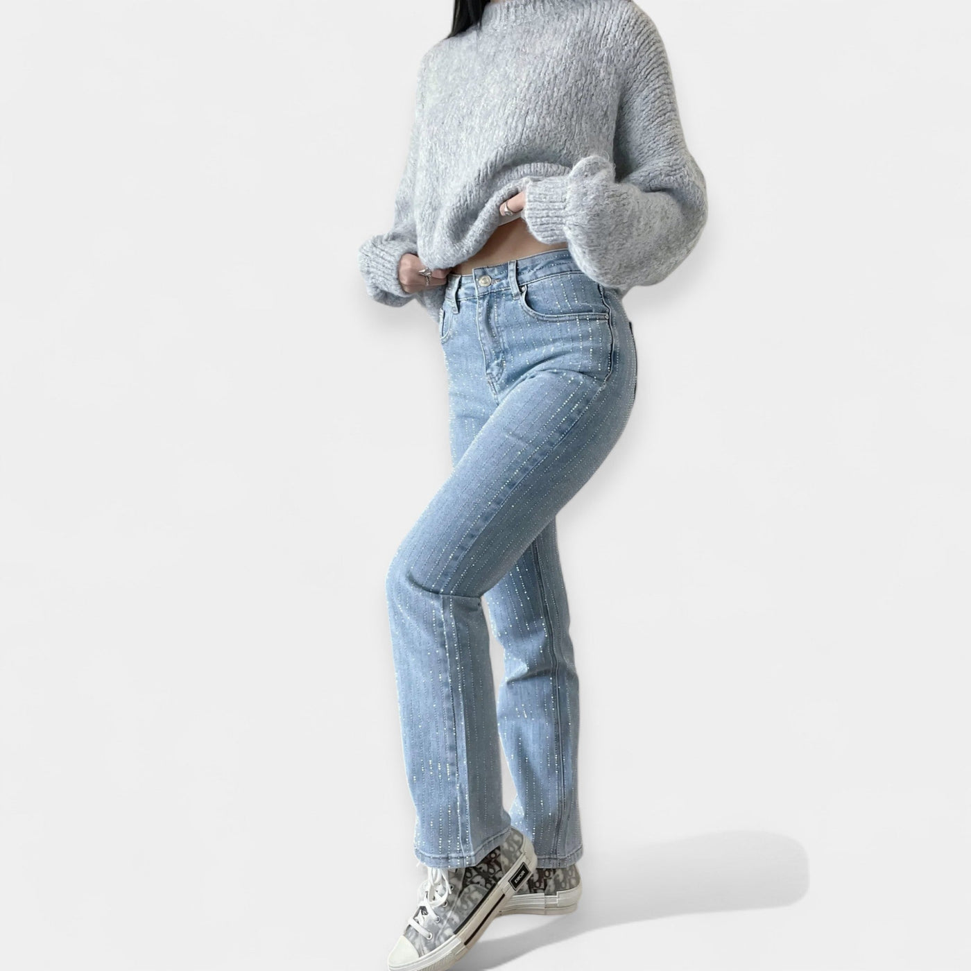 Jean d'été scintillant