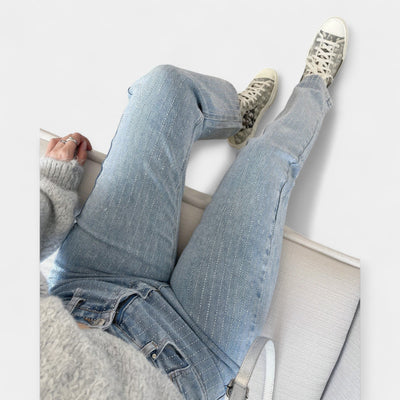 Jean d'été scintillant