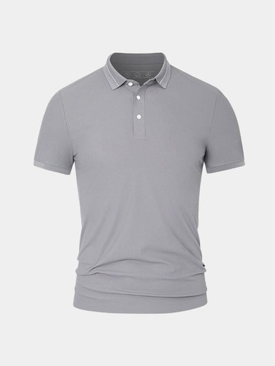 Polo Gris Acier – Leviana