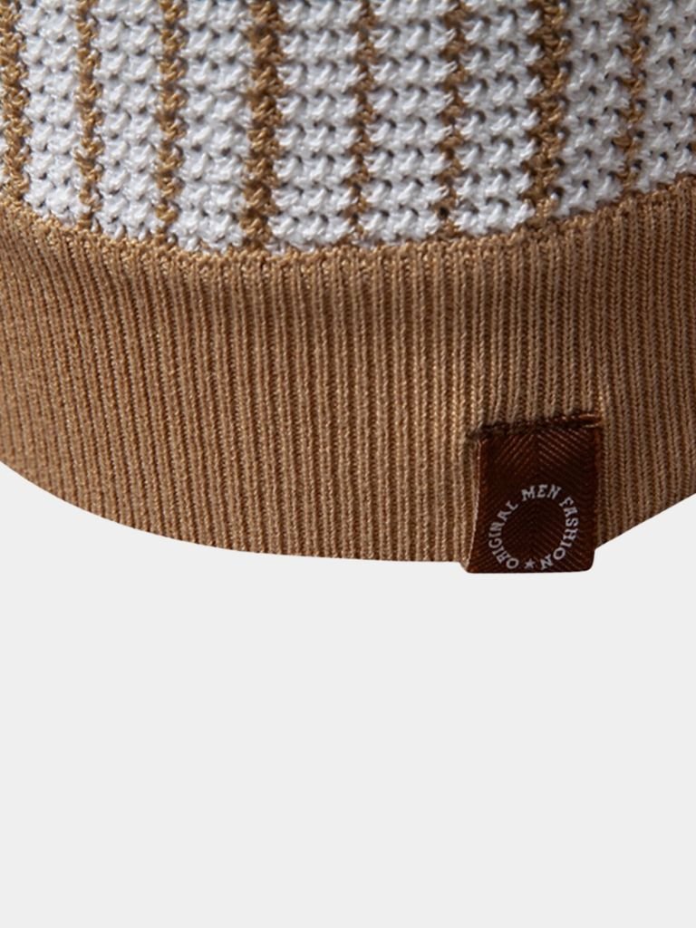 Polo Strié en Maille - Leviana