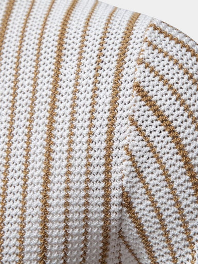 Polo Strié en Maille - Leviana