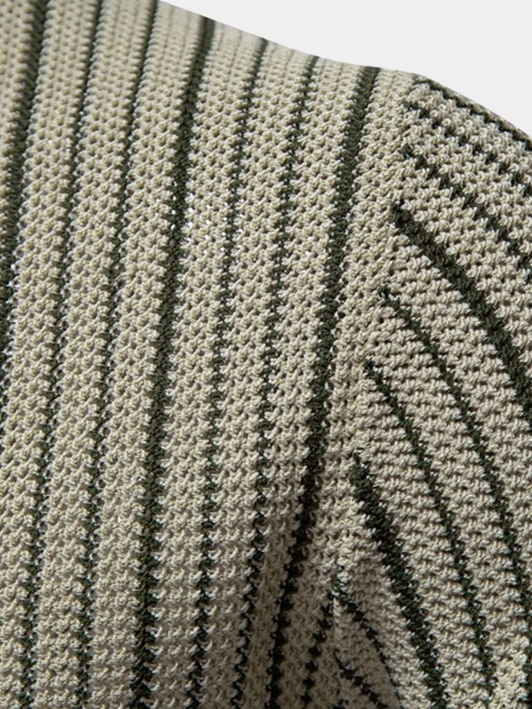 Polo Strié en Maille - Leviana