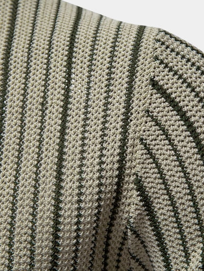 Polo Strié en Maille - Leviana