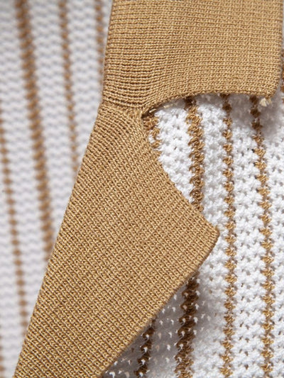 Polo Strié en Maille - Leviana