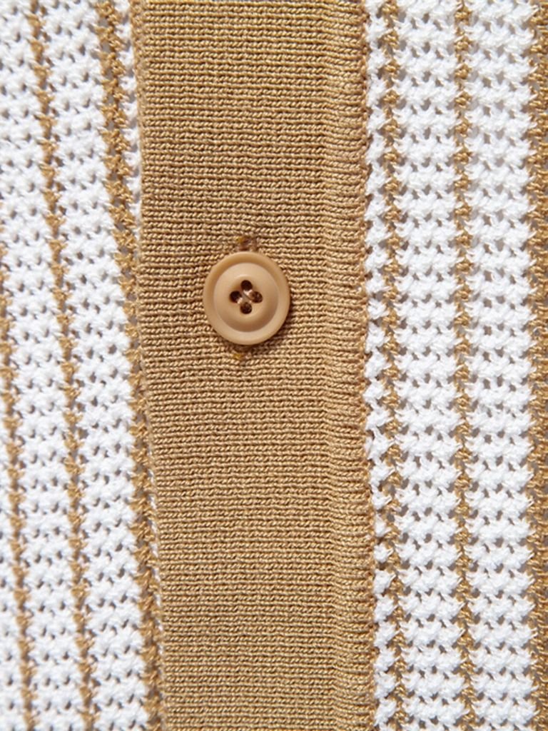 Polo Strié en Maille - Leviana