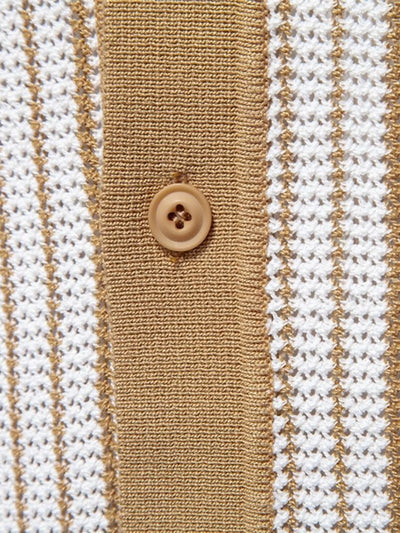 Polo Strié en Maille - Leviana