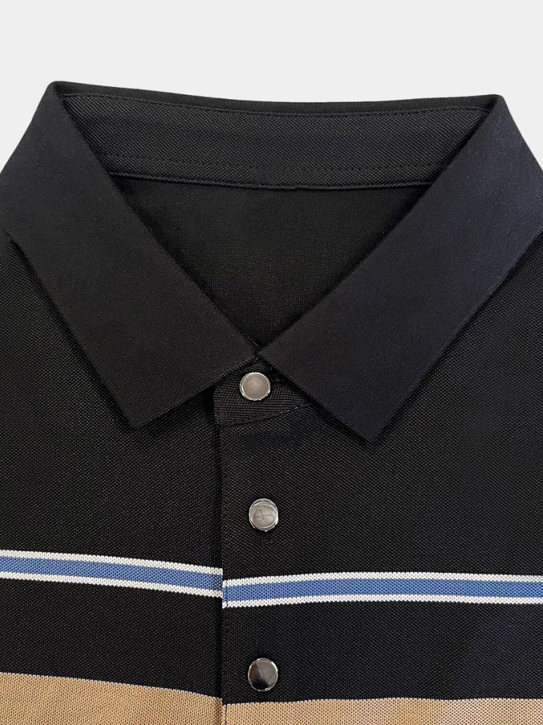 Polo Rayé Coucher de Soleil – Leviana