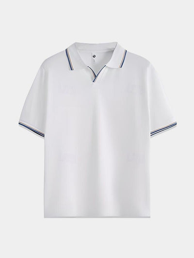 Polo Noir V-Cou Intemporel - Leviana