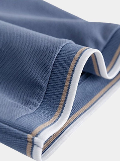 Polo Noir V-Cou Intemporel - Leviana