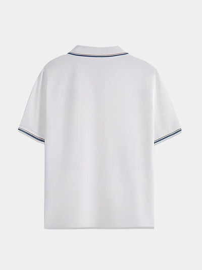 Polo Noir V-Cou Intemporel - Leviana