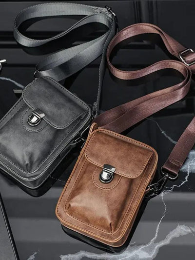 Sac à bandoulière en cuir vintage mini - Leviana