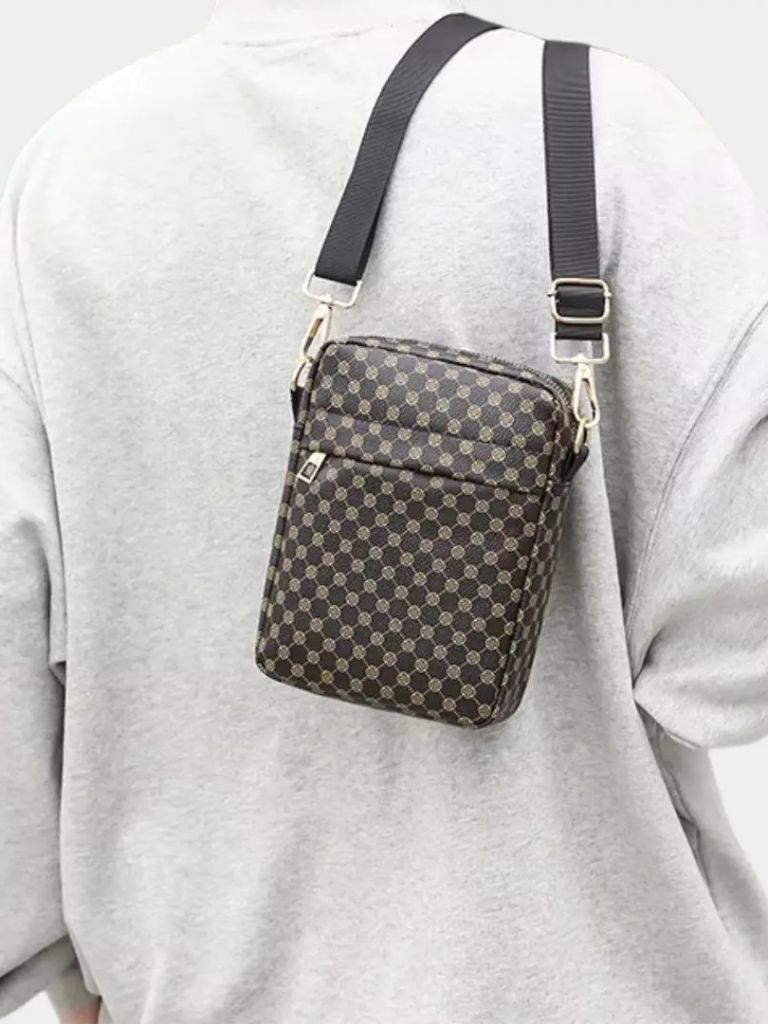 Sac à épaule mini motif vintage - Leviana