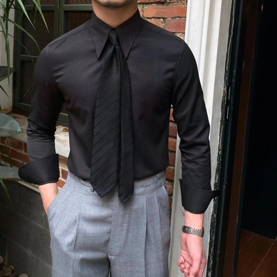 Chemise Élégante avec Col Conique - Leviana