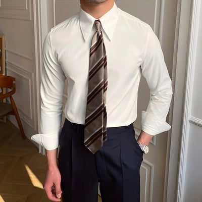 Chemise Élégante avec Col Conique - Leviana