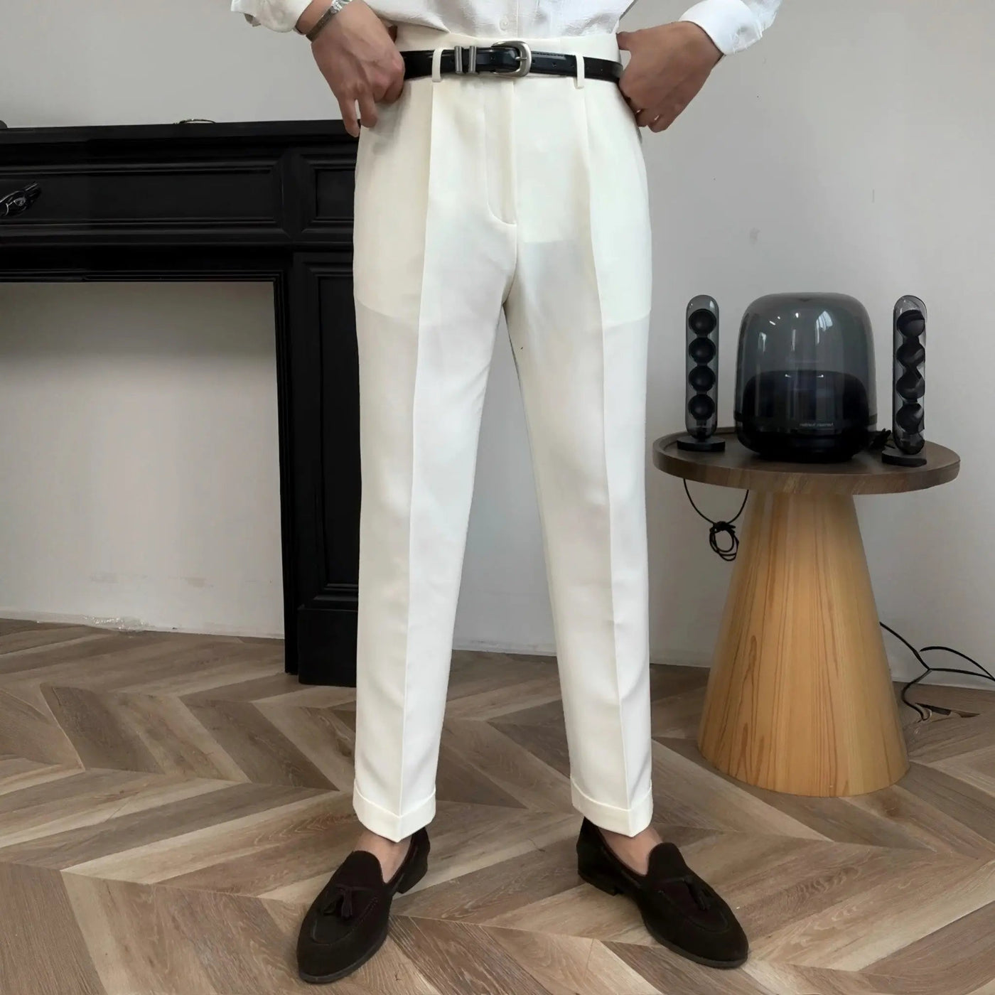 Pantalon classique Hollywood (avec ceinture)