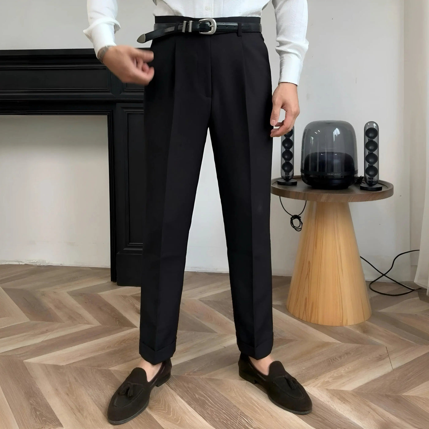 Pantalon classique Hollywood (avec ceinture)
