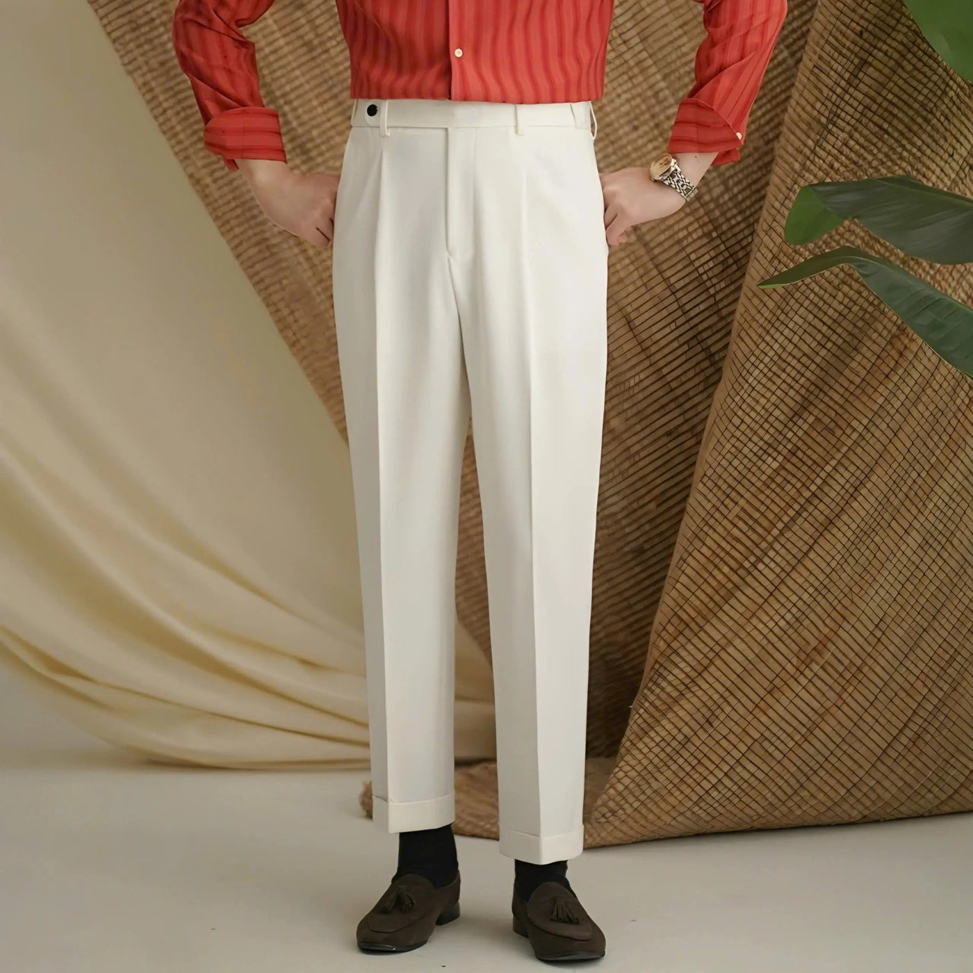 Pantalons classiques élastiques premium